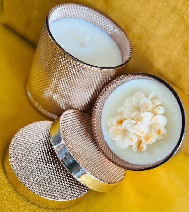 Large Gold Soy Wax Candle