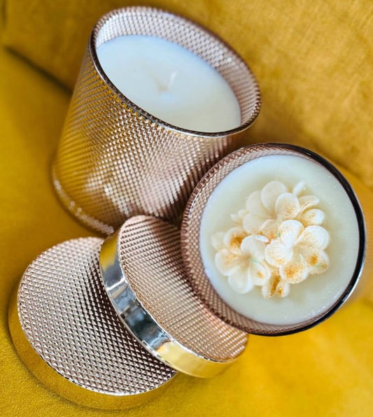 Large Gold Soy Wax Candle