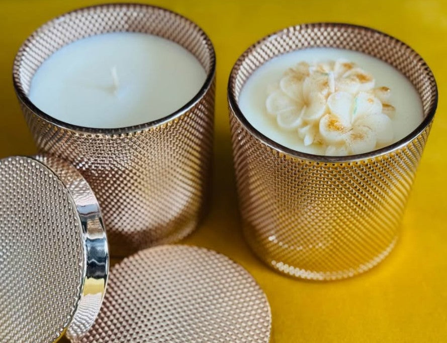 Large Gold Soy Wax Candle