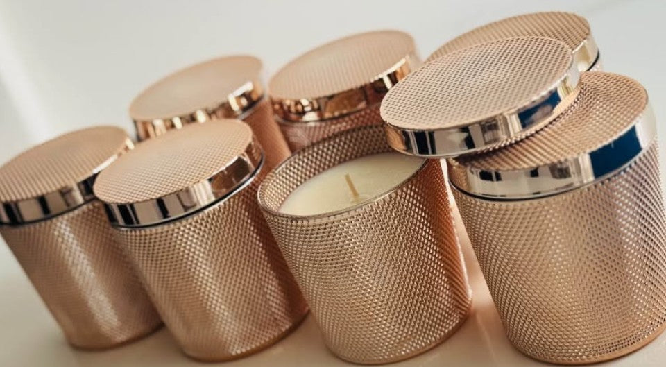 Large Gold Soy Wax Candle