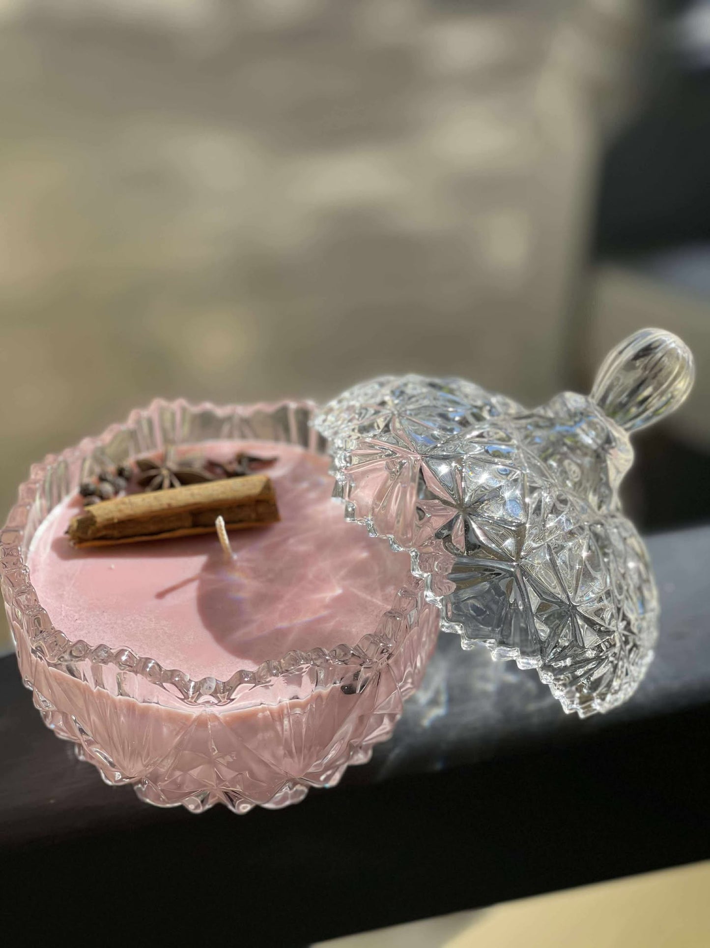 Soy Wax Candle 220ml Crystal Bowl
