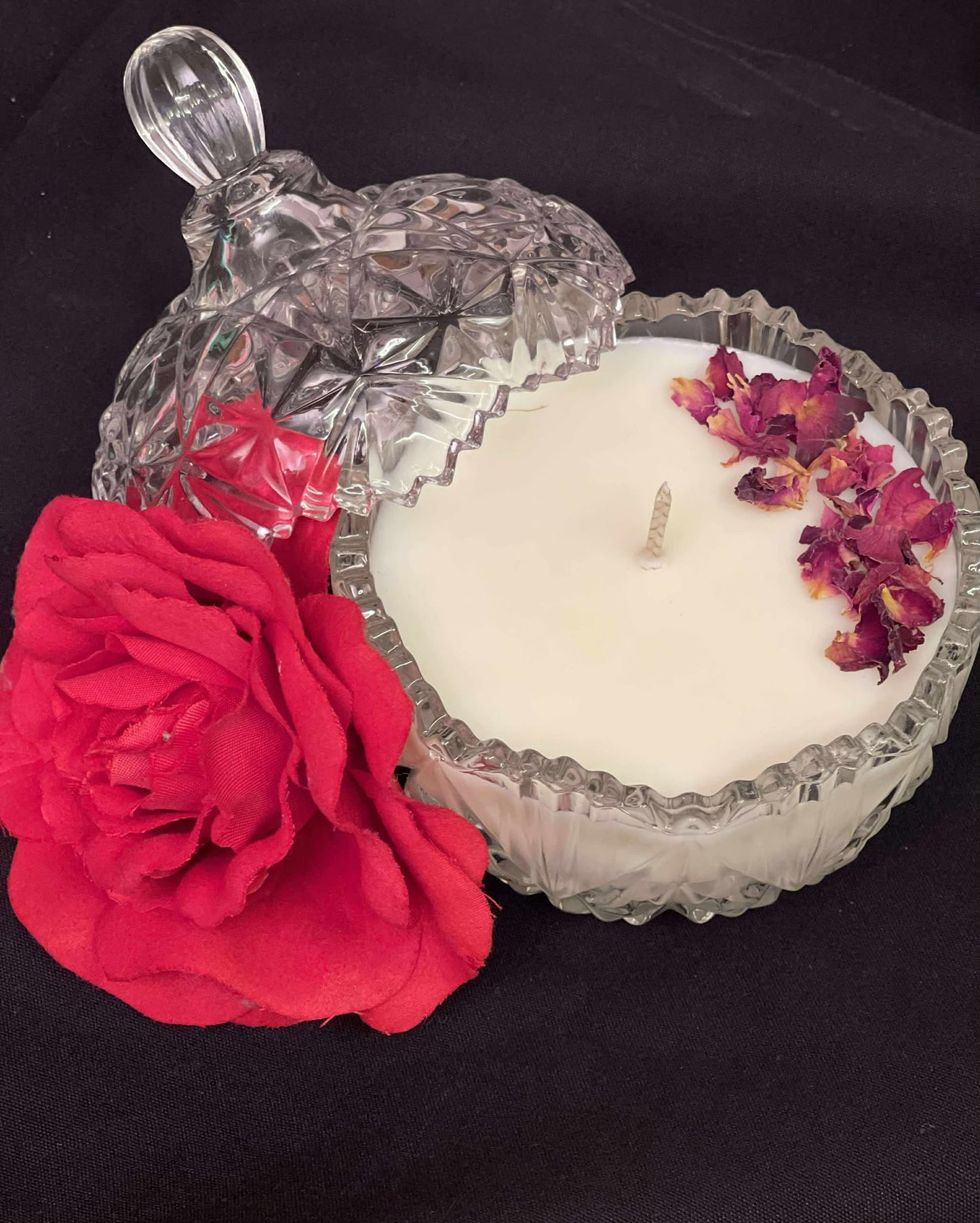 Soy Wax Candle 220ml Crystal Bowl
