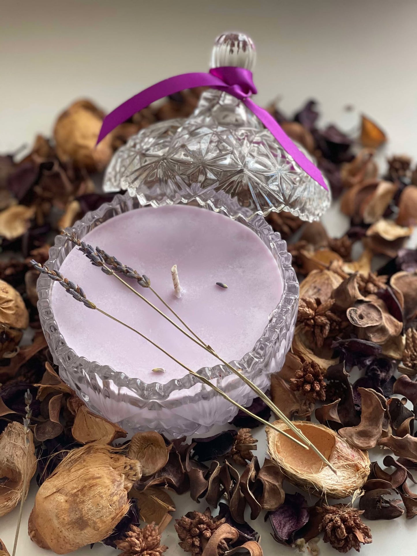 Soy Wax Candle 220ml Crystal Bowl