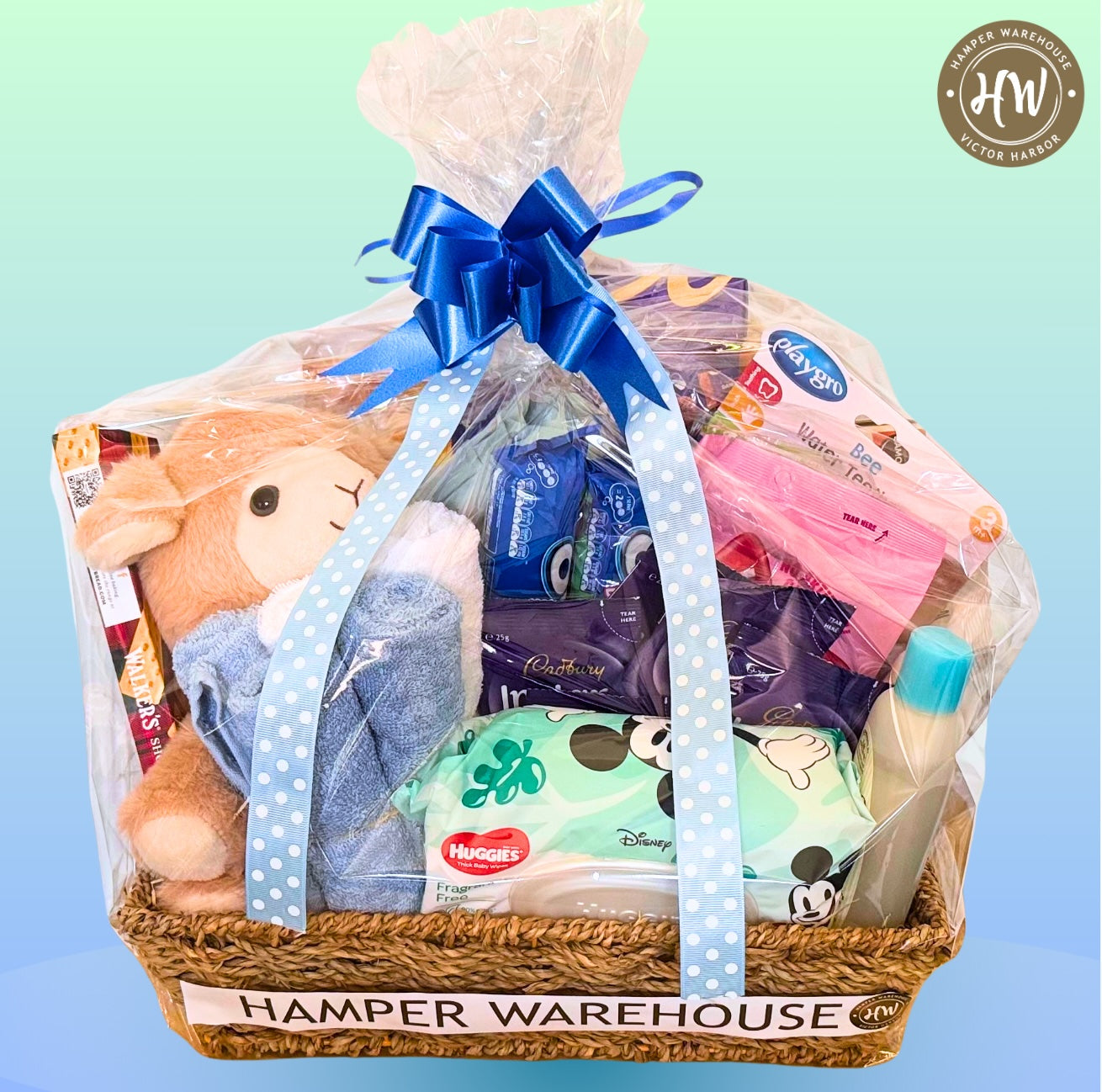 Baby Blue Hamper