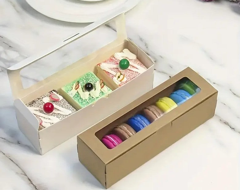Wedding Bonbonniere Cake and Macaron Gift Boxes